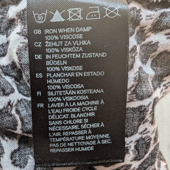 Divided by H&M Leopard Print Plaid Sleeveless Dress - US 2, EUR 34 - Picture 5 of 6